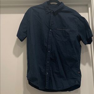 Aeropostale Dark Blue Casual Button Down Shirt
